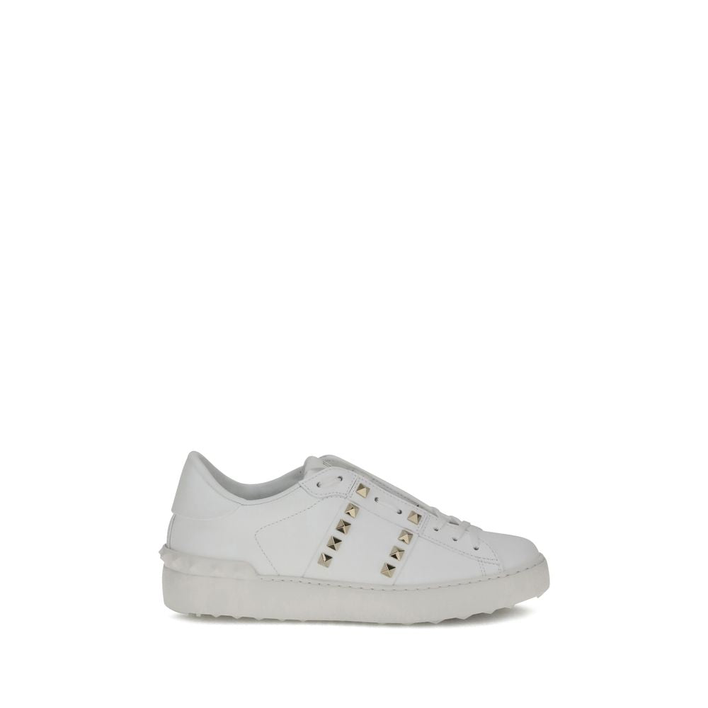 Valentino Garavani White Calf Leather Bos Taurus Sneakers Valentino Garavani