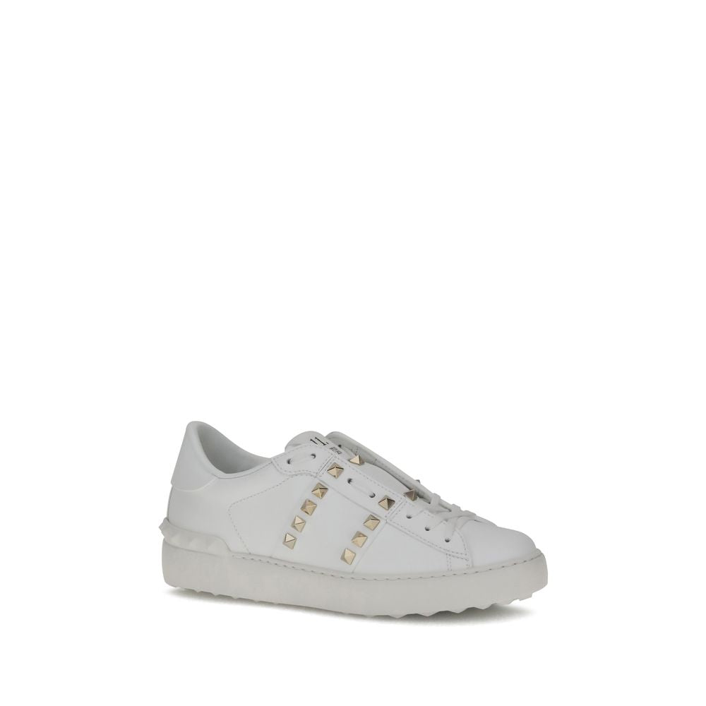 Valentino Garavani White Calf Leather Bos Taurus Sneakers Valentino Garavani