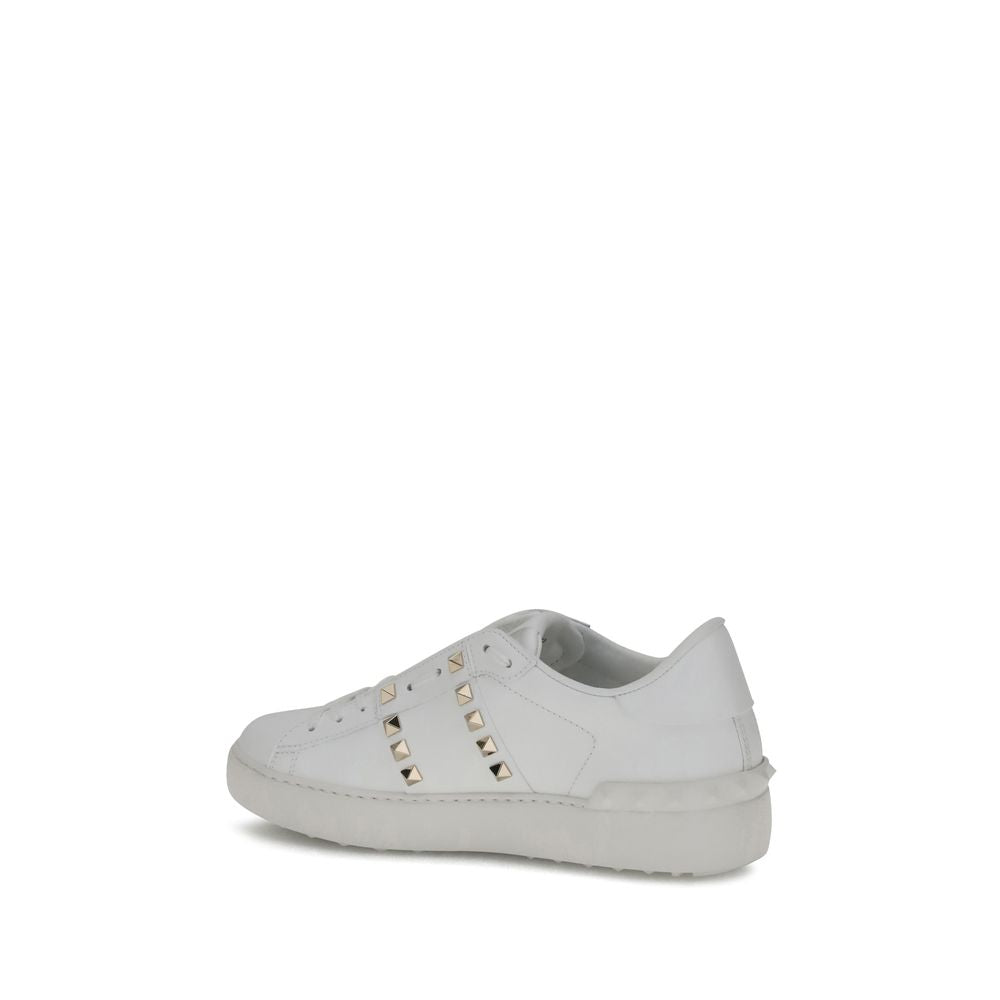 Valentino Garavani White Calf Leather Bos Taurus Sneakers Valentino Garavani