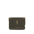 Saint Laurent Gray Lamb Ovis Aries Aries Shoulder Bag Saint Laurent