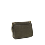 Saint Laurent Gray Lamb Ovis Aries Aries Shoulder Bag Saint Laurent