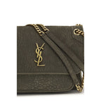 Saint Laurent Gray Lamb Ovis Aries Aries Shoulder Bag Saint Laurent