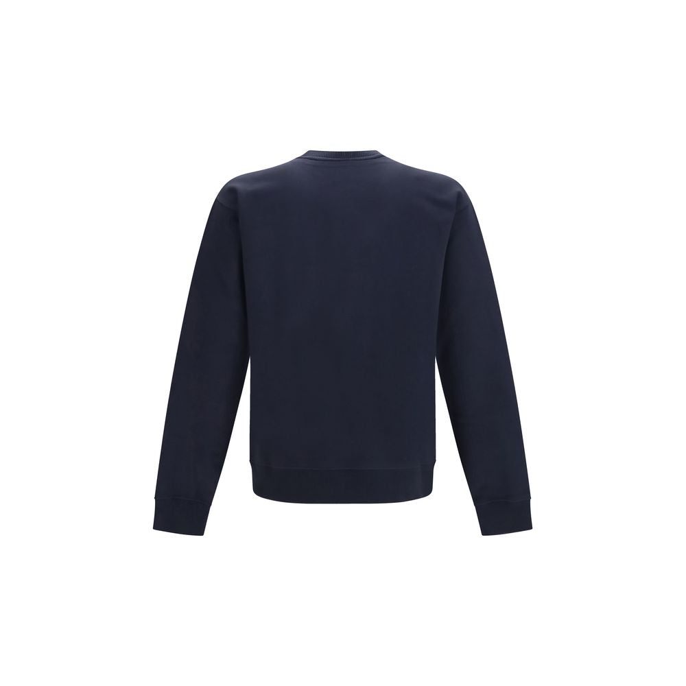 Valentino Blue Cotton Sweatshirt Valentino