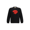 Valentino Black Cotton Sweatshirt Valentino