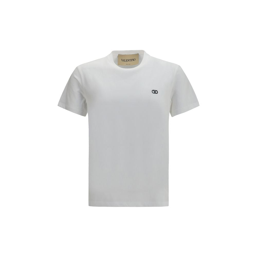 Valentino White Cotton T-Shirt Valentino