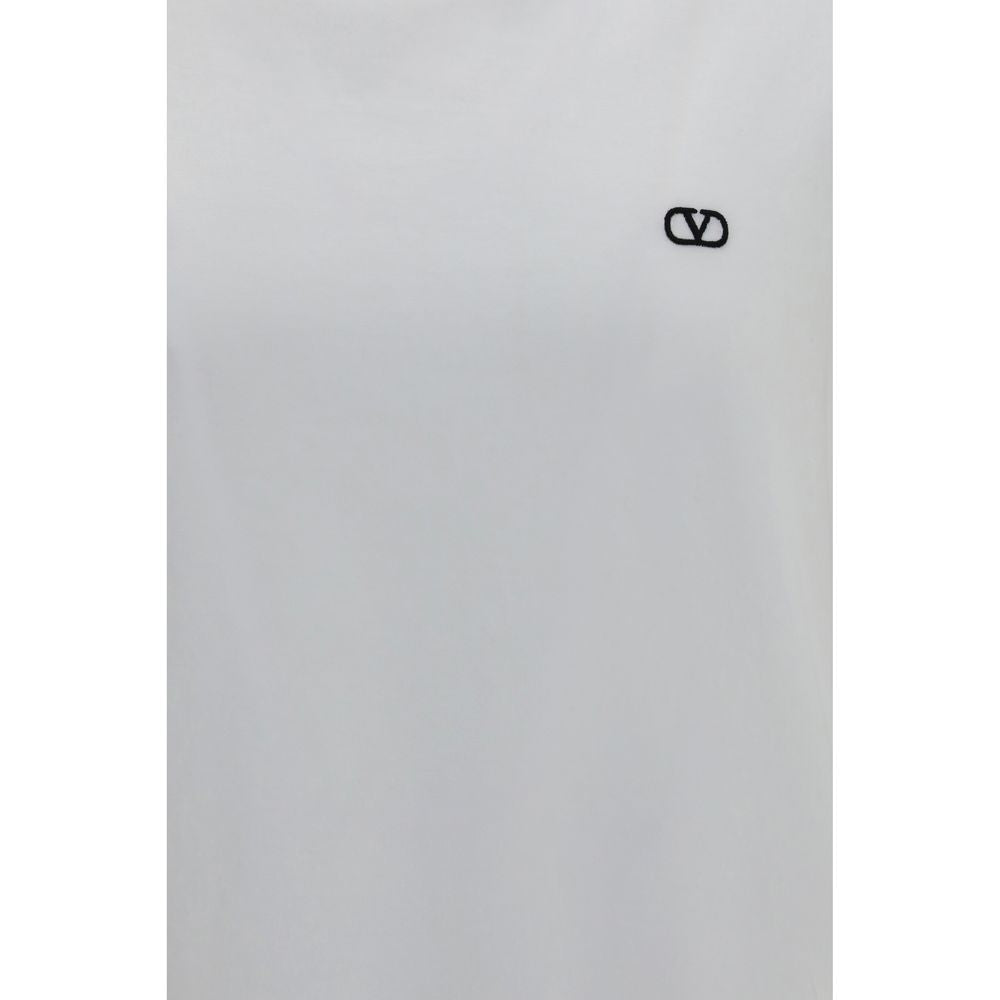 Valentino White Cotton T-Shirt Valentino
