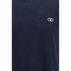 Valentino Blue Cotton T-Shirt Valentino