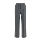 Valentino Gray Wool Oves Aries Dress Pants Valentino