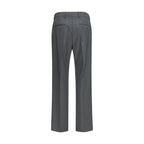 Valentino Gray Wool Oves Aries Dress Pants Valentino