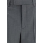 Valentino Gray Wool Oves Aries Dress Pants Valentino