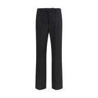 Valentino Black Wool Oves Aries Dress Pants Valentino
