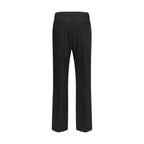 Valentino Black Wool Oves Aries Dress Pants Valentino