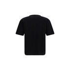 Valentino Black Cotton T-Shirt Valentino