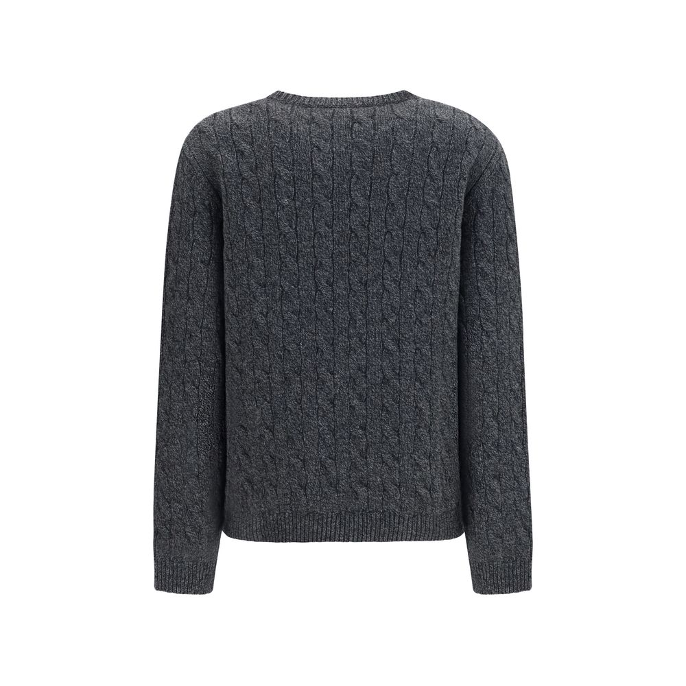 Valentino Gray Wool Oves Aries Sweatshirt Valentino