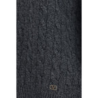 Valentino Gray Wool Oves Aries Sweatshirt Valentino
