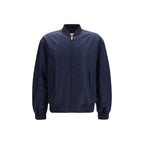 Valentino Blue Polyamide Bomber Valentino