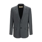 Valentino Gray Wool Oves Aries Jacket Valentino