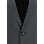 Valentino Gray Wool Oves Aries Jacket Valentino