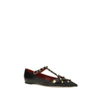 Valentino Garavani Black Goatskin Ballet Flats Valentino Garavani