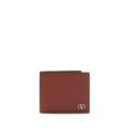 Valentino Garavani Bordeaux Calf Leather Bos Taurus Wallet Valentino Garavani