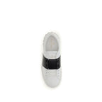 Valentino Garavani White Calf Leather Bos Taurus Low Top Sneakers Valentino Garavani