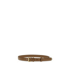 Prada Beige Calf Leather Bos Taurus Regular Belt Prada