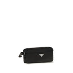 Prada Black Recycled Polyamide Clutch Bag Prada