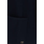 Valentino Blue Wool Oves Aries Cardigan Valentino