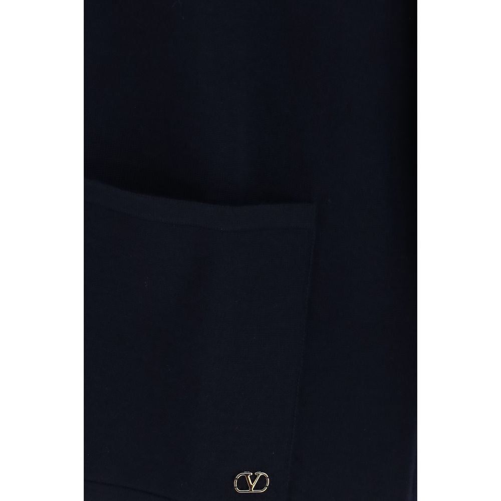 Valentino Blue Wool Oves Aries Cardigan Valentino