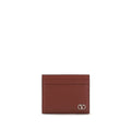 Valentino Garavani Bordeaux Calf Leather Bos Taurus Wallet Valentino Garavani