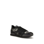 Valentino Garavani Black Polyamide Athletic Sneakers Valentino Garavani