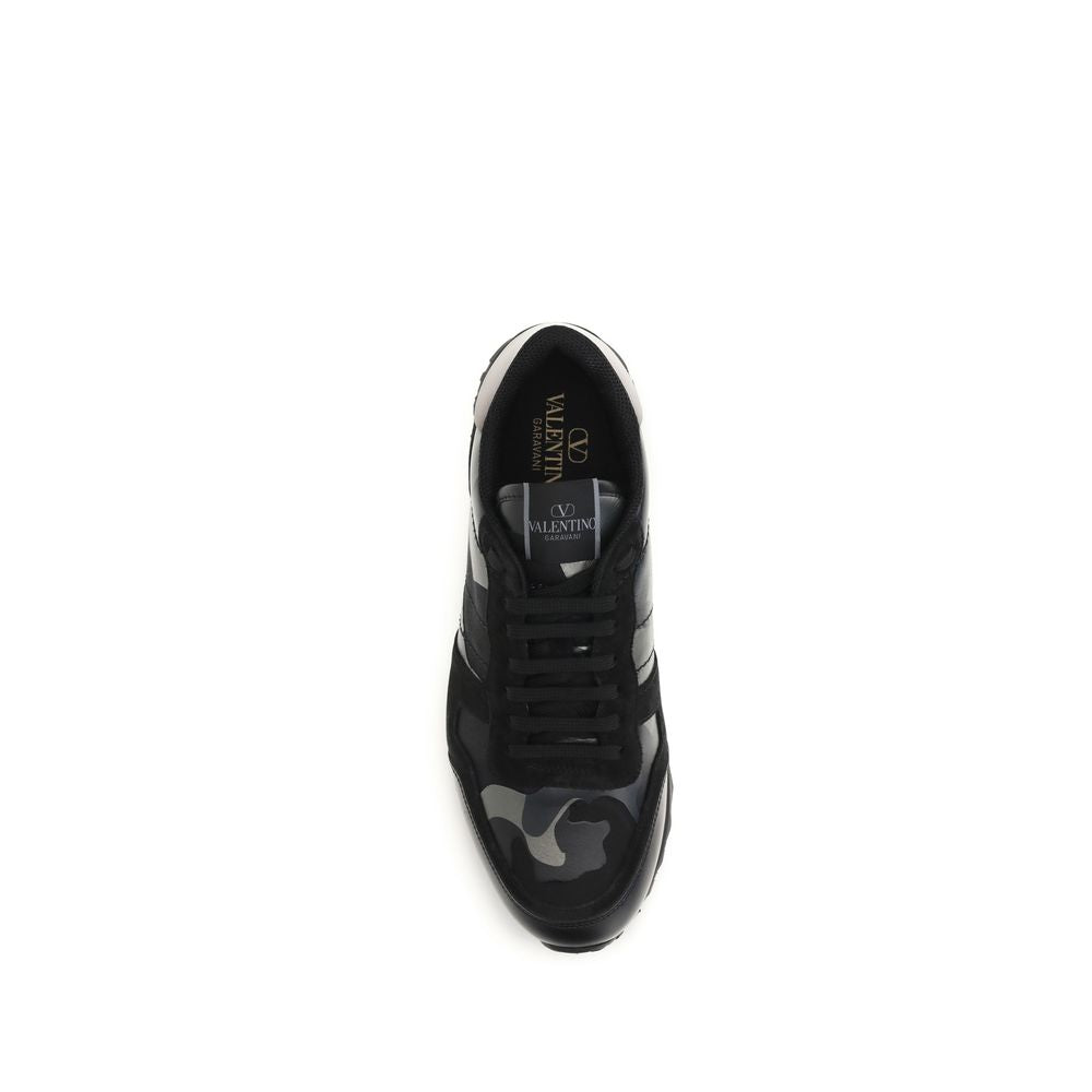 Valentino Garavani Black Polyamide Athletic Sneakers Valentino Garavani