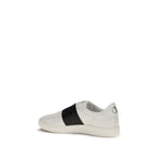 Valentino Garavani Black Calf Leather Bos Taurus Low Top Sneakers Valentino Garavani