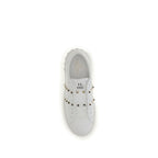 Valentino Garavani White Calf Leather Bos Taurus Sneakers Valentino Garavani