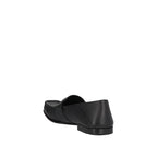 Fendi Black Calfskin Slip-On Loafers Fendi