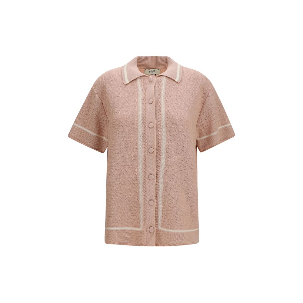 Fendi Multicolor Cotton Shortsleeve Shirt Fendi