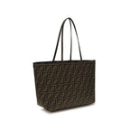 Fendi Brown Fabric Shoulder Bag Fendi