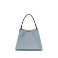 Fendi Blue Cotton Handbag Fendi