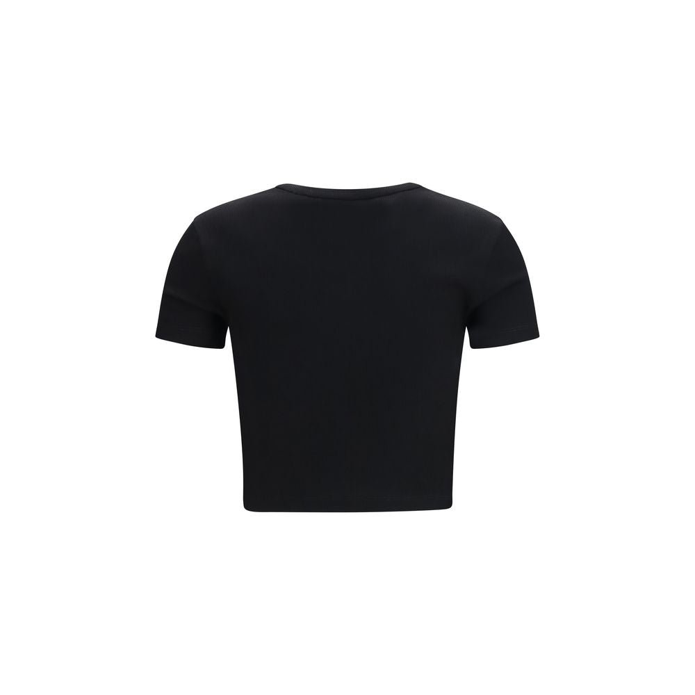 Fendi Black Cotton T-Shirt Fendi