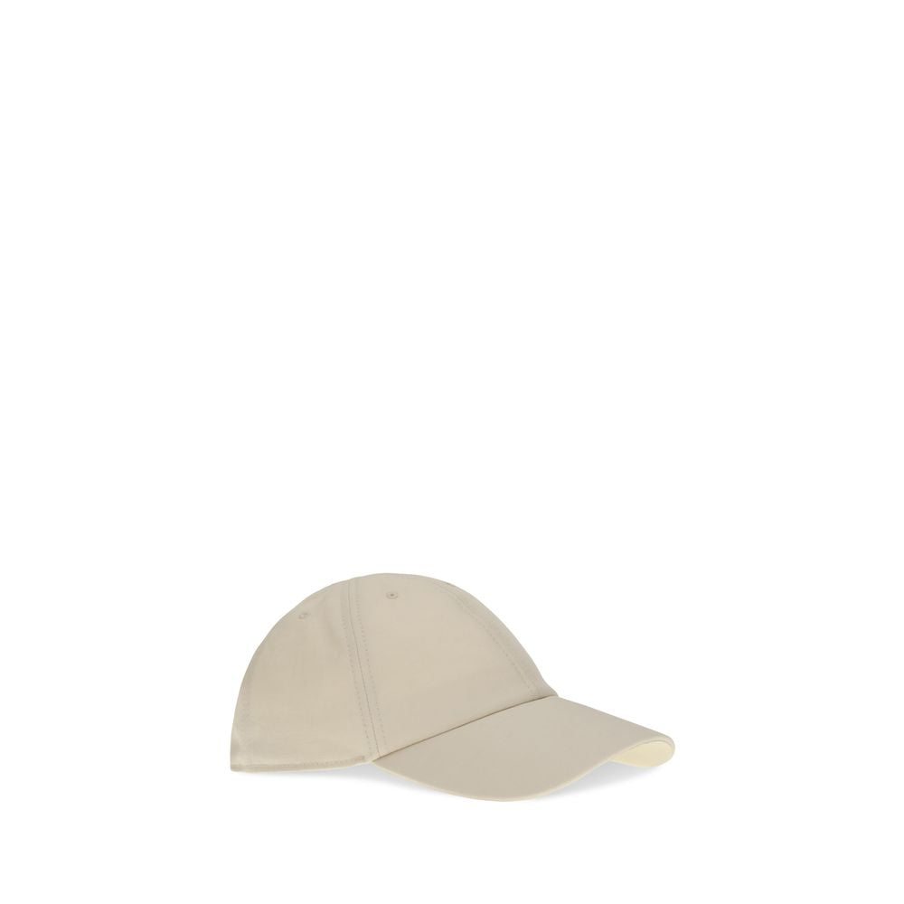 Fendi White Cotton Cap (Baseball Hat) Fendi