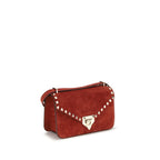 Valentino Garavani Multicolor Suede Leather Shoulder Bag Valentino Garavani