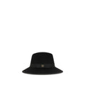 Valentino Garavani Black Cotton Fedora Valentino Garavani