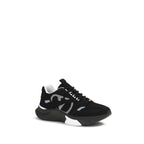 Valentino Garavani Black Polyester Athletic Sneakers Valentino Garavani