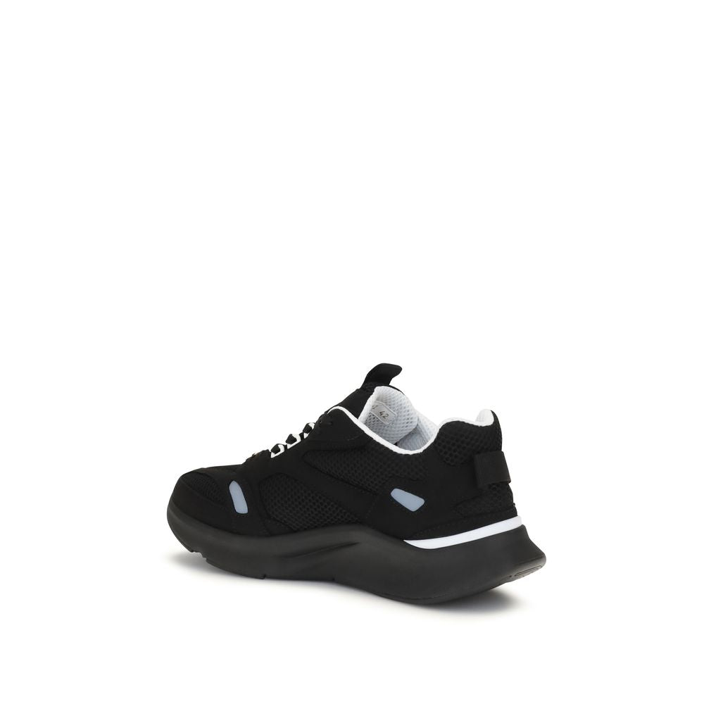 Valentino Garavani Black Polyester Athletic Sneakers Valentino Garavani