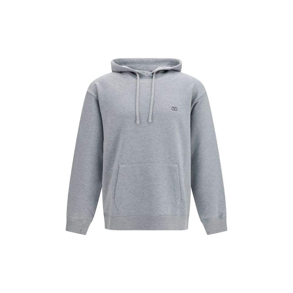 Valentino Gray Cotton Sweatshirt Valentino