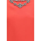 Valentino Multicolor Wool Oves Aries Casual Dress Valentino