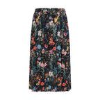 Gucci Multicolor Silk Midi Skirt Gucci