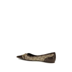 Gucci Beige Polyester Ballet Flats Gucci
