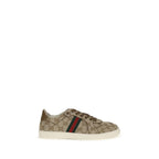 Gucci Beige Polyester Athletic Sneakers Gucci