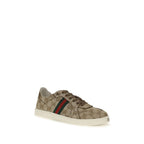 Gucci Beige Polyester Athletic Sneakers Gucci